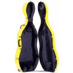 Bobelock 2000 XL Fiberglass Suspension Cello Case with Wheels