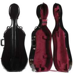 Bobelock 2000 XL Fiberglass Suspension Cello Case with Wheels