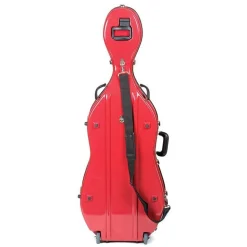 Bobelock 2000 XL Fiberglass Suspension Cello Case with Wheels