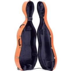 Bobelock 2000 XL Fiberglass Suspension Cello Case with Wheels