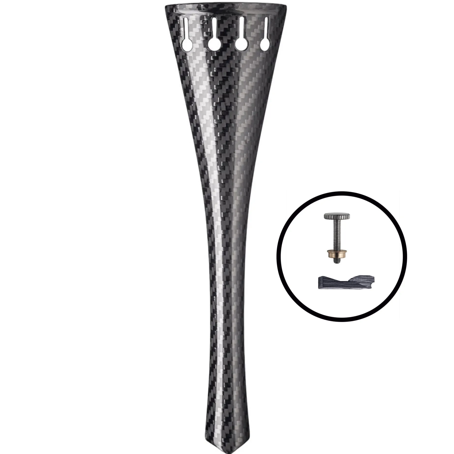 ConCarbo French Style Cello Tailpiece