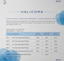 D'Addario Helicore Orchestral Bass D String