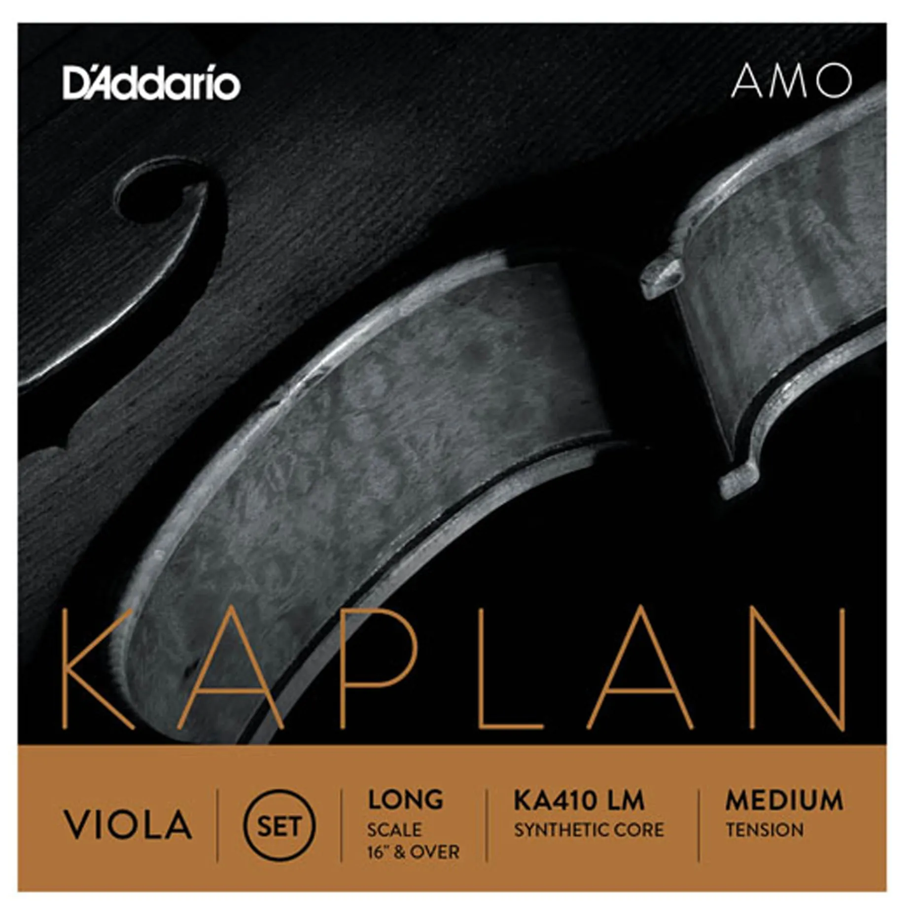 D'Addario Kaplan Amo Viola String Set Long Scale