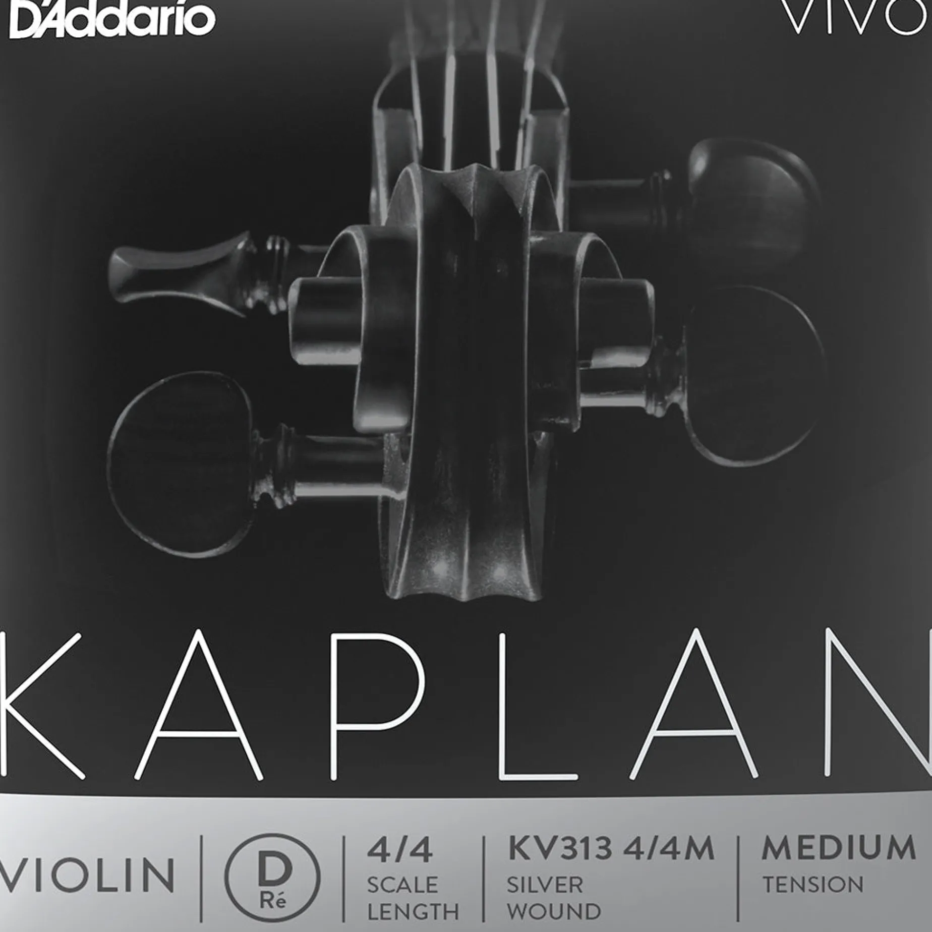 D'Addario Kaplan Vivo Violin D String