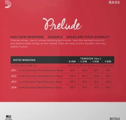 D'Addario Prelude Bass E String