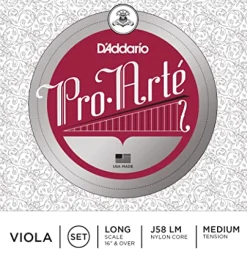 D'Addario Pro-Arté Viola D String Silver