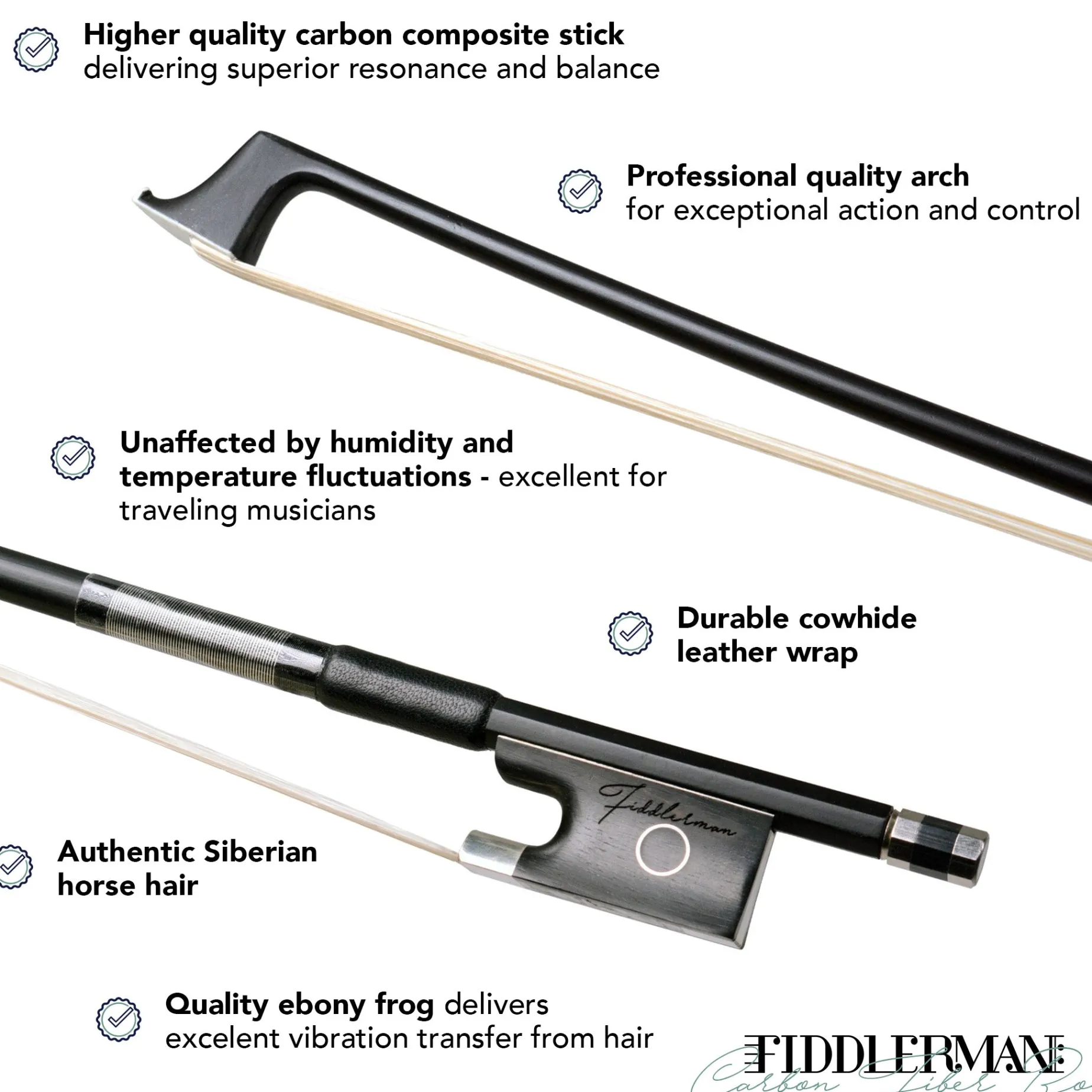 Fiddlerman Carbon Fiber Violin Bow