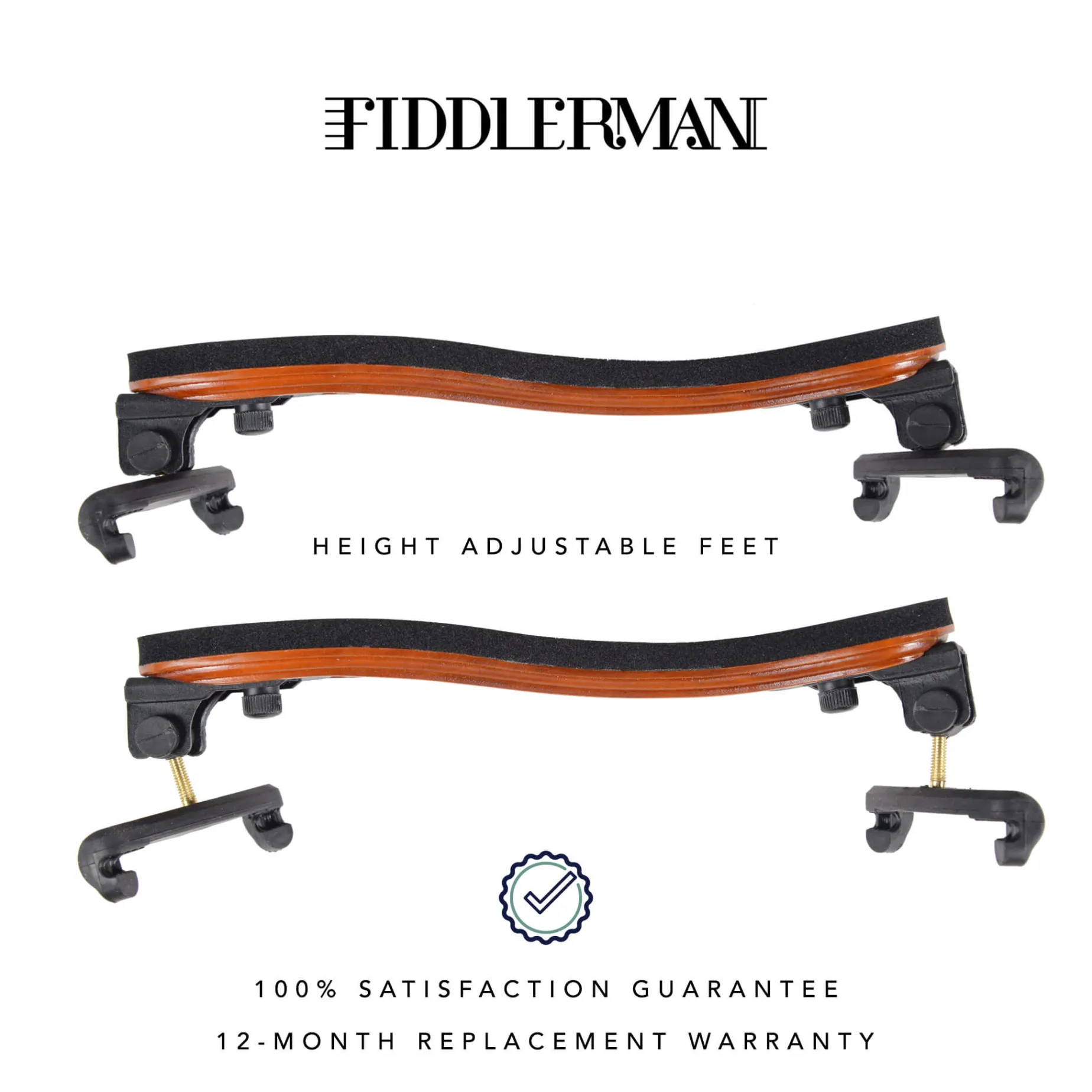 Fiddlerman Wood Violin Shoulder Rest