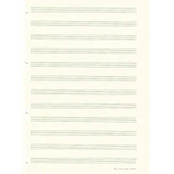 Henle Music Manuscript Paper Notepad