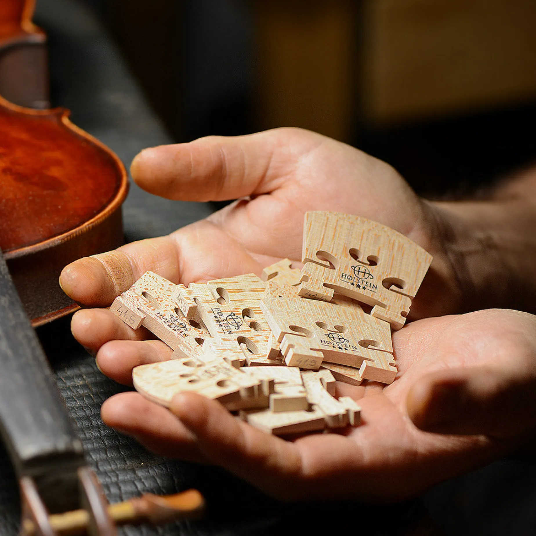 Holstein Deluxe Viola Bridge