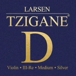 Larsen Tzigane Violin D String Silver