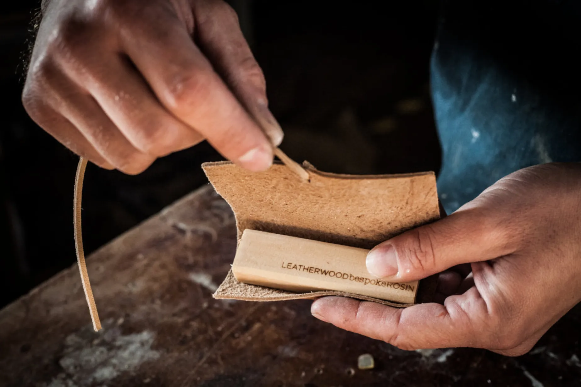Leatherwood Bespoke Supple Cello Rosin