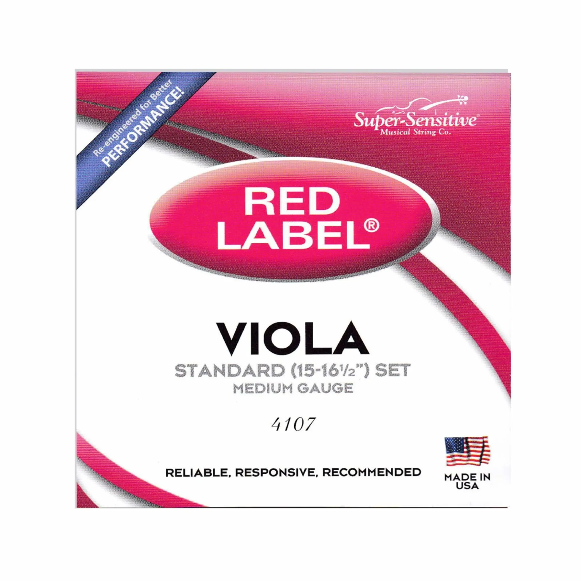 Red Label Viola C String Nickel