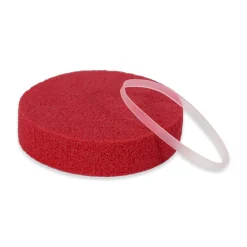 Red Round Sponge Shoulder Rest