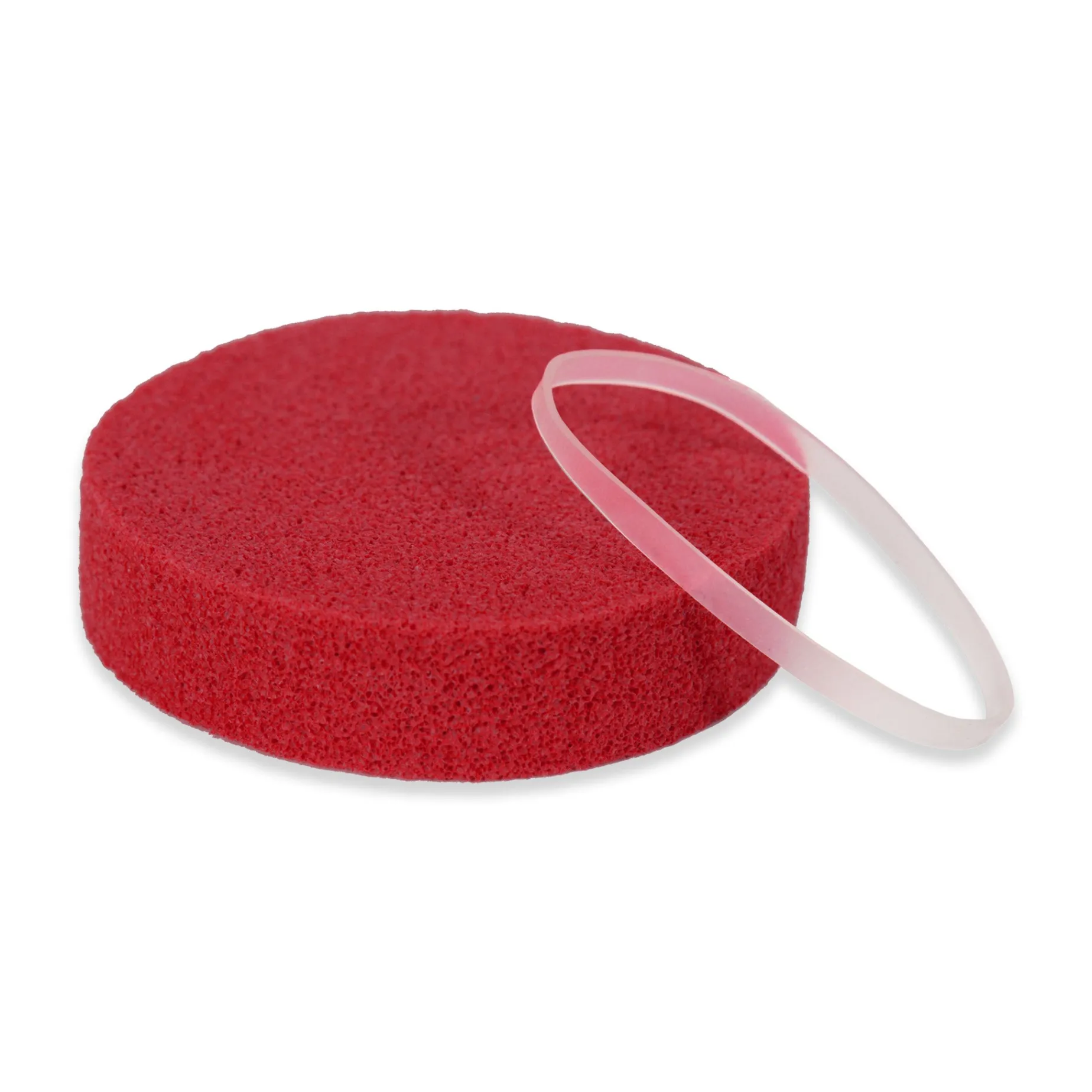 Red Round Sponge Shoulder Rest