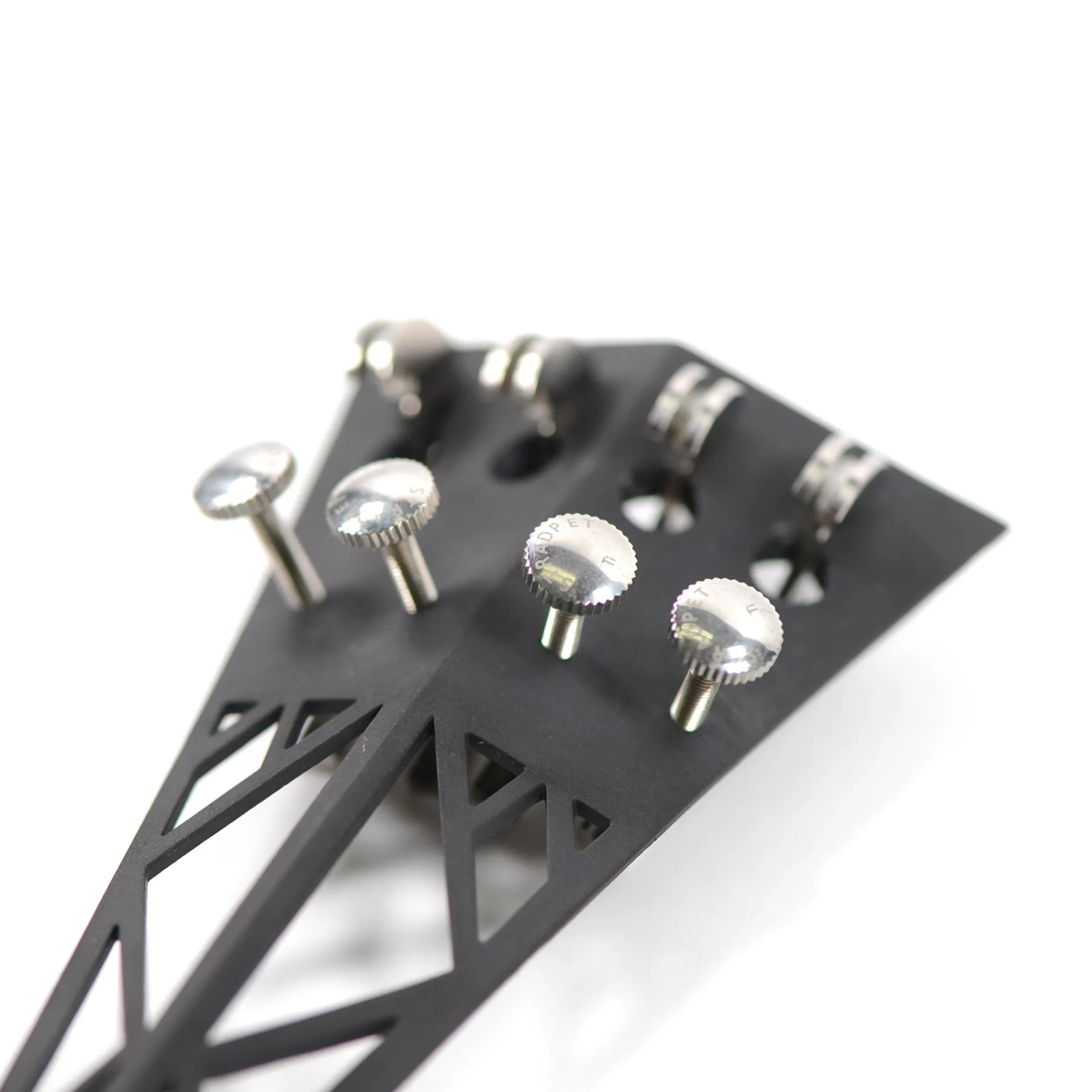 Stradpet Titanium Cello Tailpiece with Fine Tuners