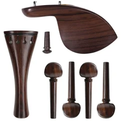 Supreme French Rosewood Violin Fittings Set