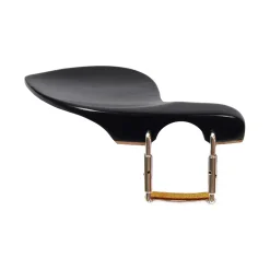 Supreme Guarneri Violin Chinrest with Silver Hardware