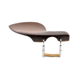 Supreme Guarneri Violin Chinrest with Silver Hardware