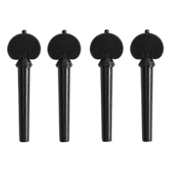 Supreme Heart Shaped Ebony Viola Peg Set