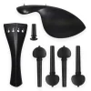 Supreme Hill Ebony Violin Fittings Set