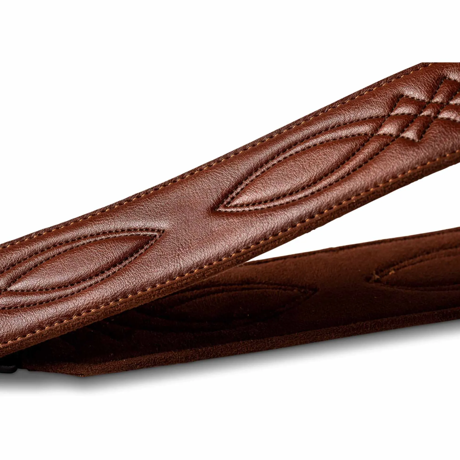Taylor 2" Vegan Leather Guitar Strap - Medium Brown