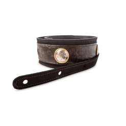 Taylor Grand Pacific 3" Nickel Concho Leather Guitar Strap