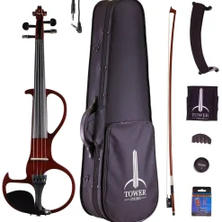 Tower Strings Electric Violin Outfit