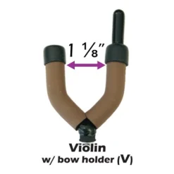 Wall Mounted Wood Violin Hanger
